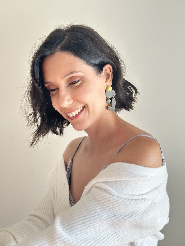 Polymer Clay Earrings ~ Pari