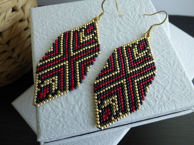 Boucles d'oreilles Maya 