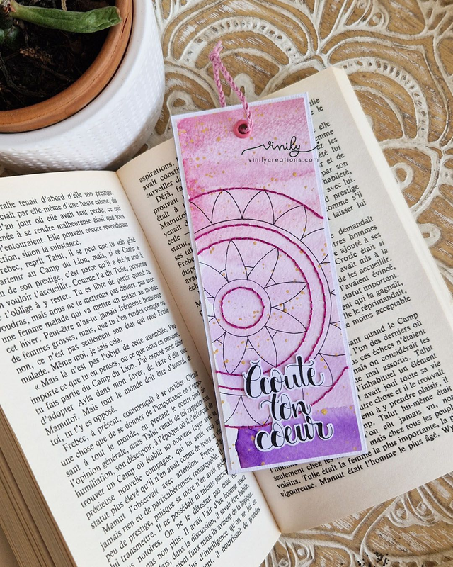 Marque-page "Ecoute ton coeur"