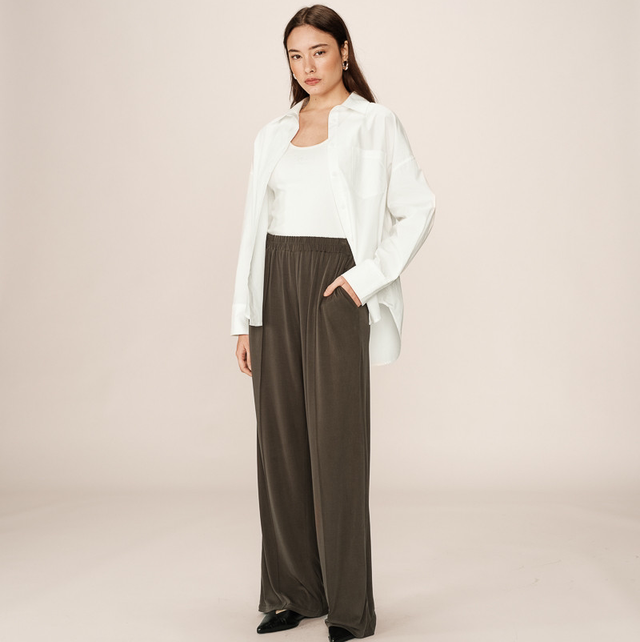 Soft Modal Pants Kaki 