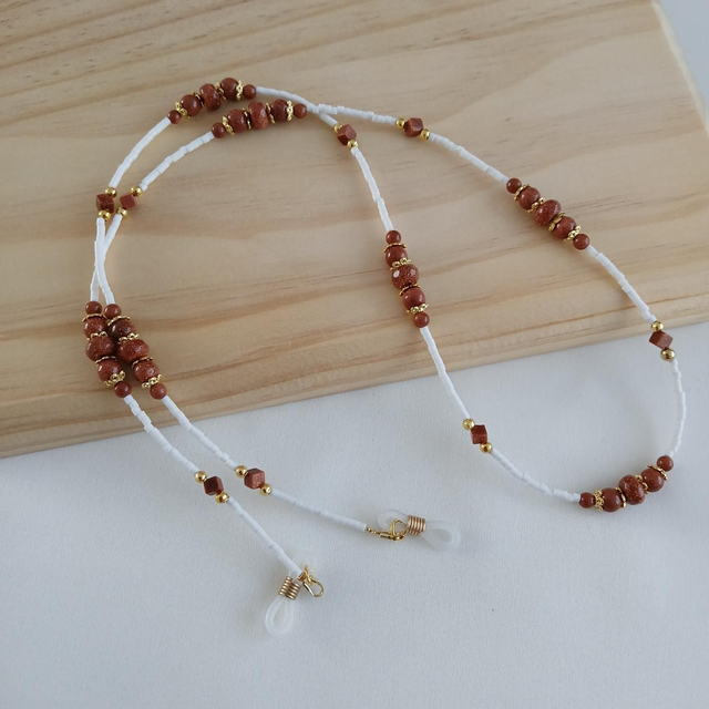 Brillenkoord goud Zandsteen (5.018)