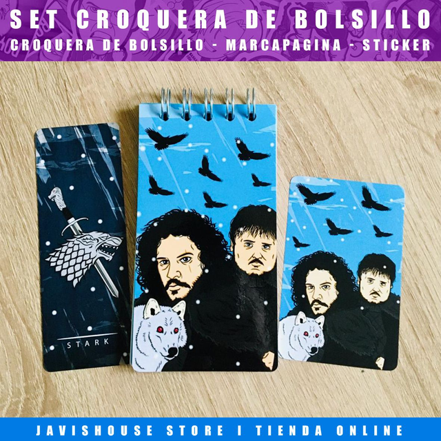 Set Croquera Jon Snow