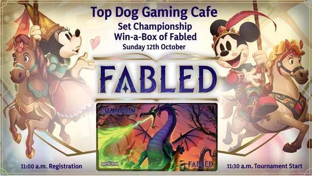 Lorcana Store champs Fabled 12/10/25