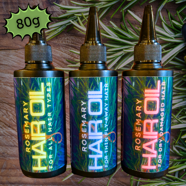 Rosemary Hair Oil By The Soap Pixies (80g)