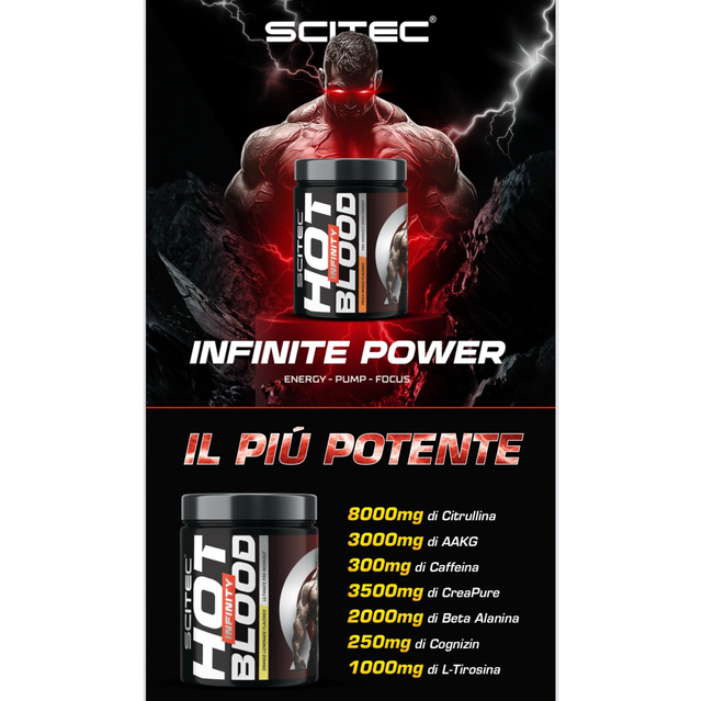 SCITEC NUTRITION HOT BLOOD INFINITY 350 gr