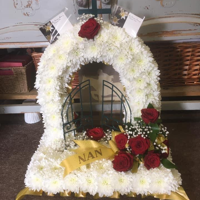 Gates of heaven funeral tribute 