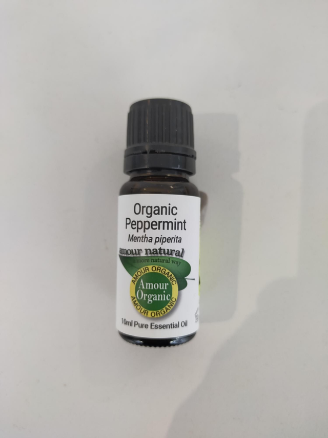 Peppermint essential oil, organic 10ml (Mentha piperita) PEPORG0010 