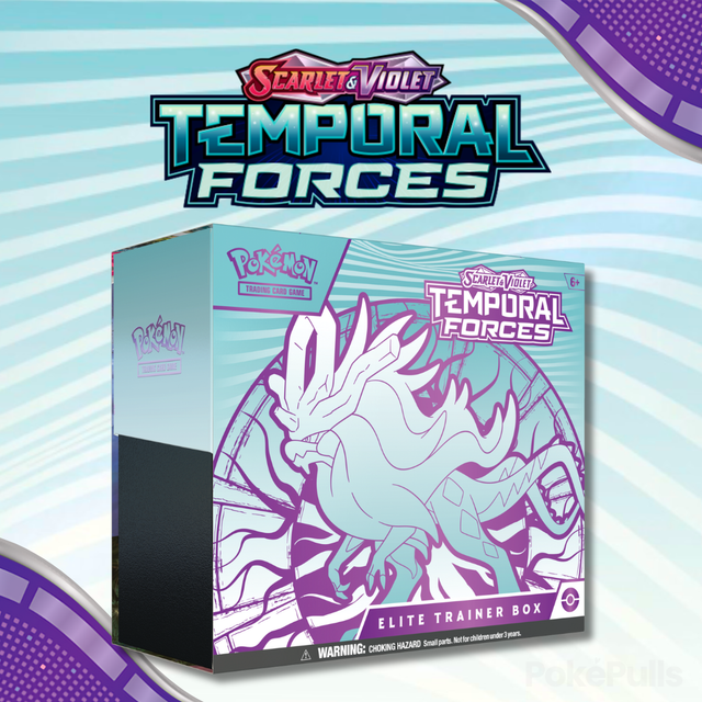 Pokémon TCG: SV5 - Temporal Forces ETB (Walking Wake)