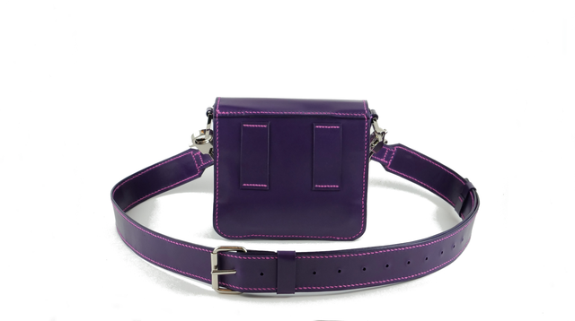 Mini Sac bandoulière et ceinture KARASU Violet