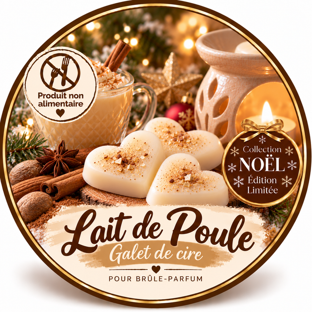 Galet de cire - Lait de poule