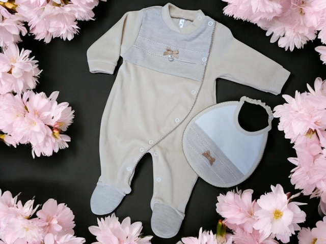 Pyjama beige lin 1m