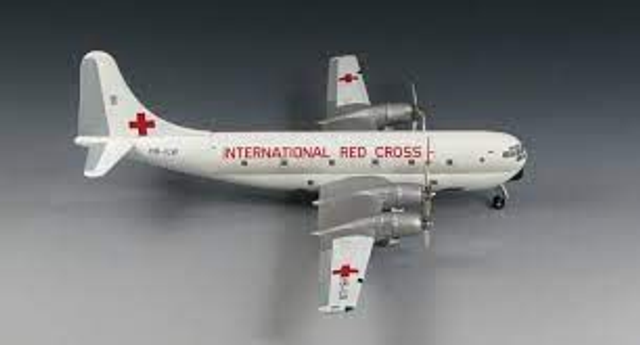 BALAIR Boeing C-97 (HB-ILW) &quot;International Red Cross&quot; HL4010, 1:200
