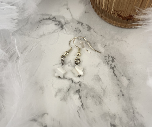 Boucle nacre 1 étoile