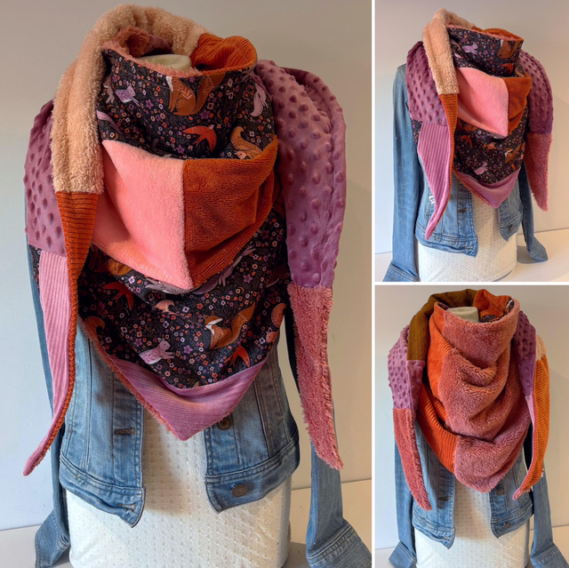 Maxi Chèche Double Patchwork 355