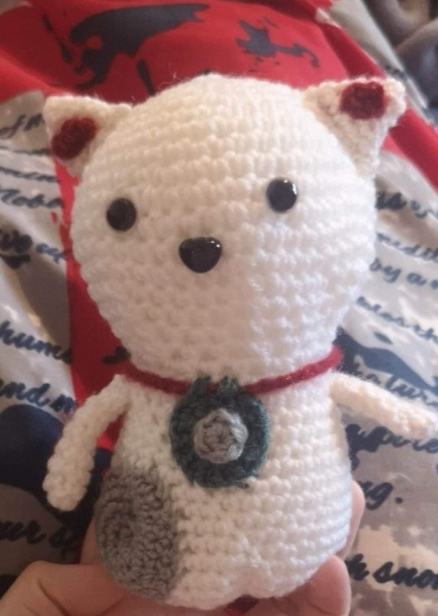 chat chinoise en crochet