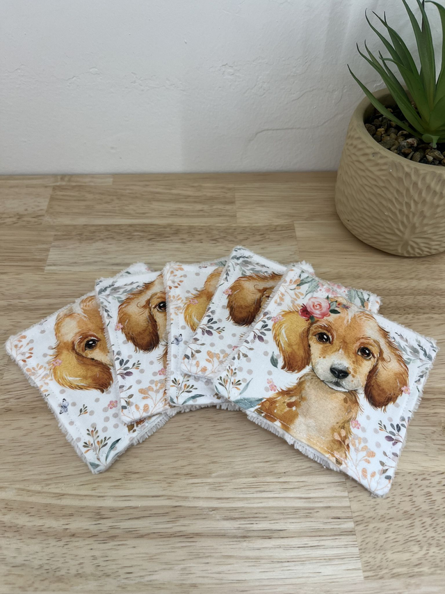 Lingettes chiots - lot de 5