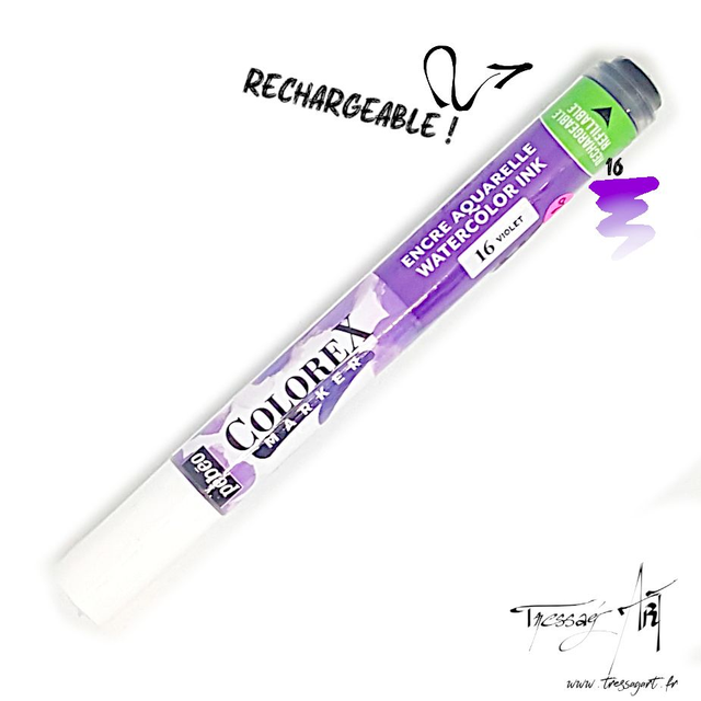 PEBEO - MARQUEUR AQUARELLE COLOREX - VIOLET - PB010016