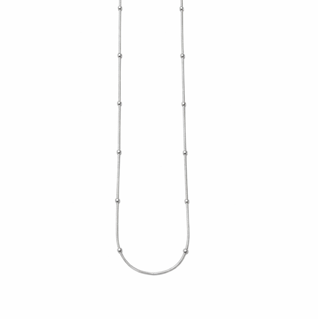 Cadena acero plateado 