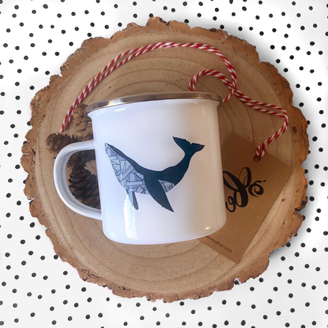 Enamel Mug - Whale