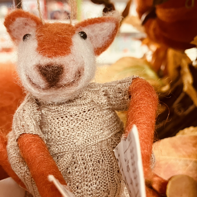 Felt Characters Fox with Song Book