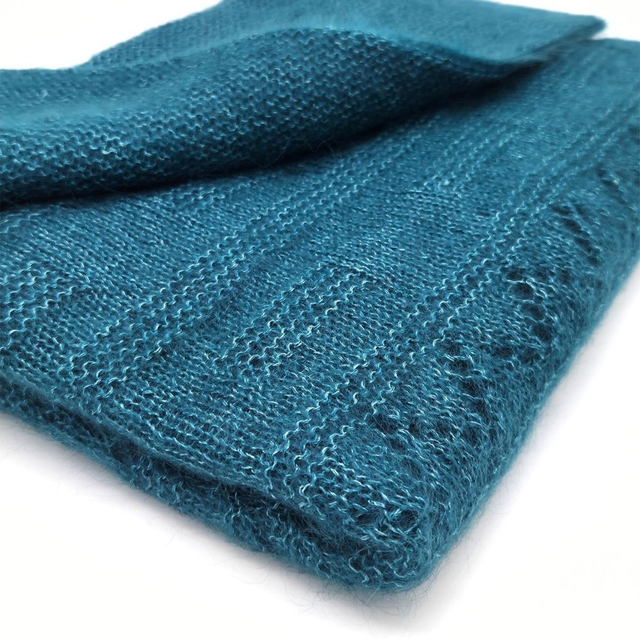 Poncho Mohair et soie