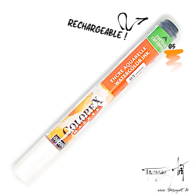 PEBEO - MARQUEUR AQUARELLE COLOREX - ORANGE - PB010005