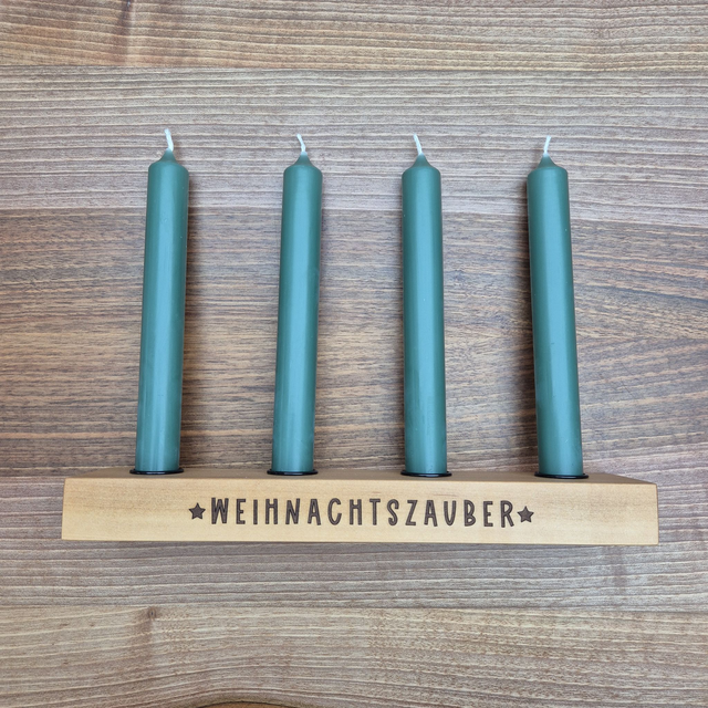 4er Stabkerzenhalter, WEIHNACHTSZAUBER