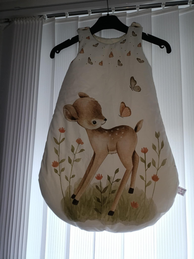 Gigoteuse renard et faon taille 0/3 mois fermeture à gauche