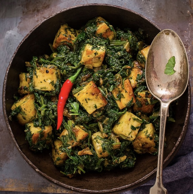 Aloo palak 