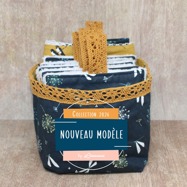 MAKA MUY – Le panier de 10 lingettes lavables &amp; filet de lavage assorti