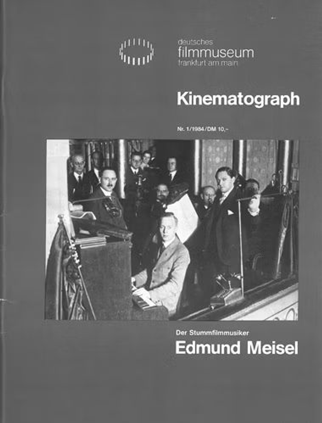 Der Stummfilmmusiker Edmund Meisel - DFF 