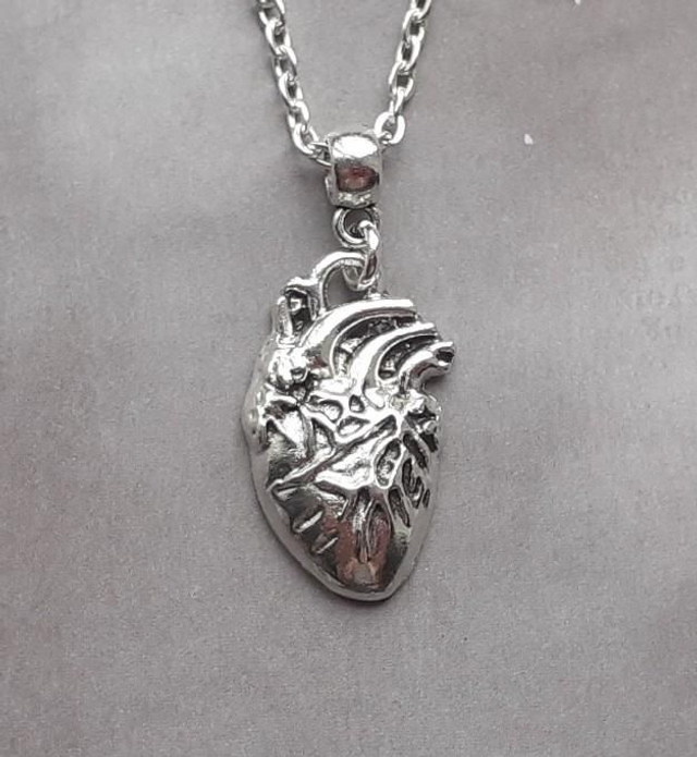 Anatomical Heart Necklace 