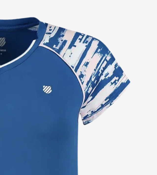 K-SWISS Hypercourt Blue/print TEE RRP £35