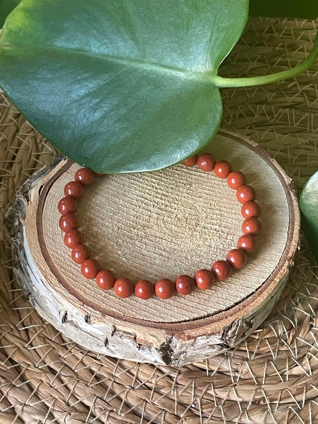 Bracelet Jaspe Rouge
