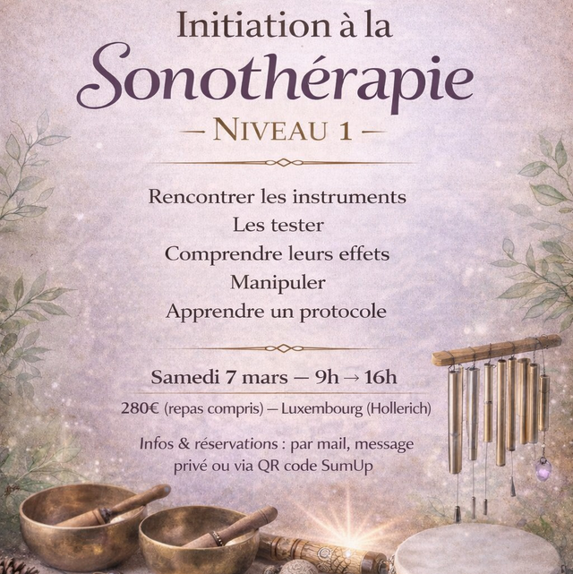 Initiation à la Sonothérapie Niveau 1