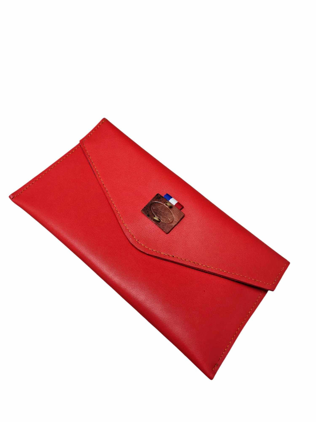 Pochette protège papier - saumon