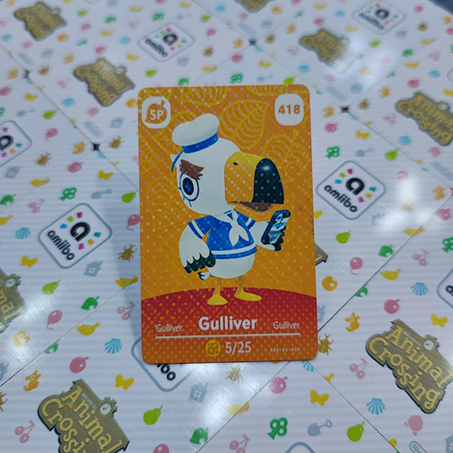 Tarjeta Amiibo Gulliver / Animal Crossing 418