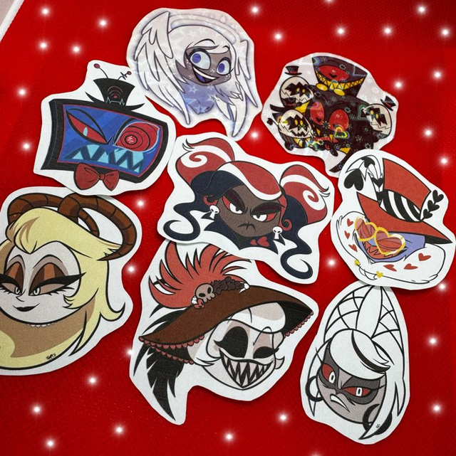 Hazbin Hotel stickers set n.2