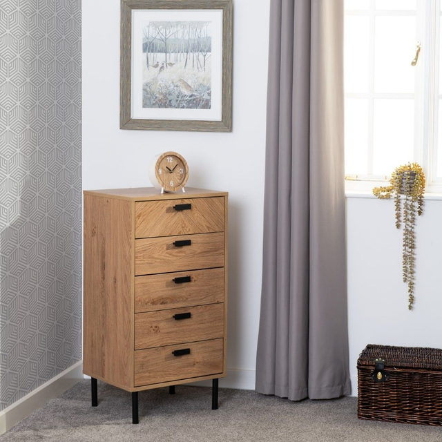 Leon Narrow Chest of Drawers 