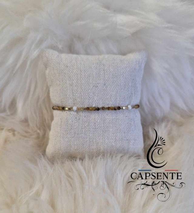 Bracelet Pierres Terracotta