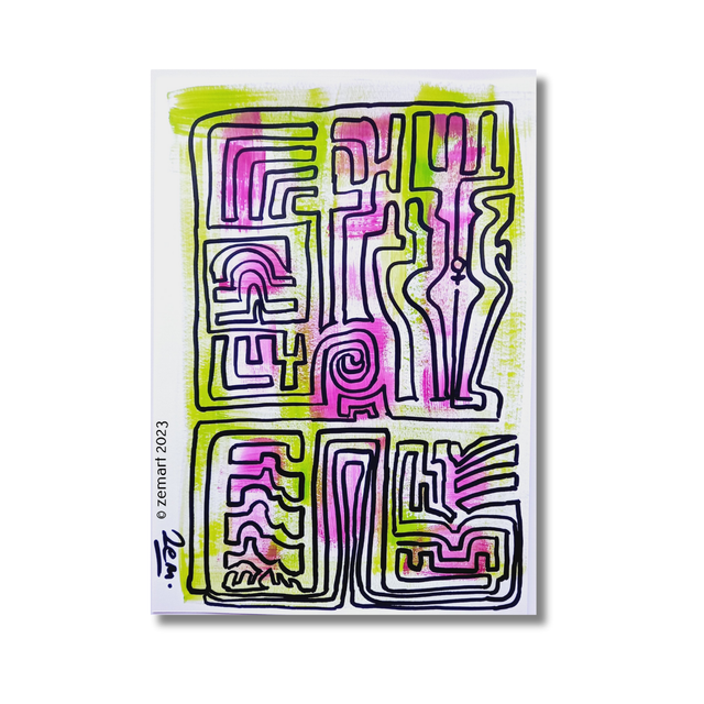 Dessin #043, Série Aborigène