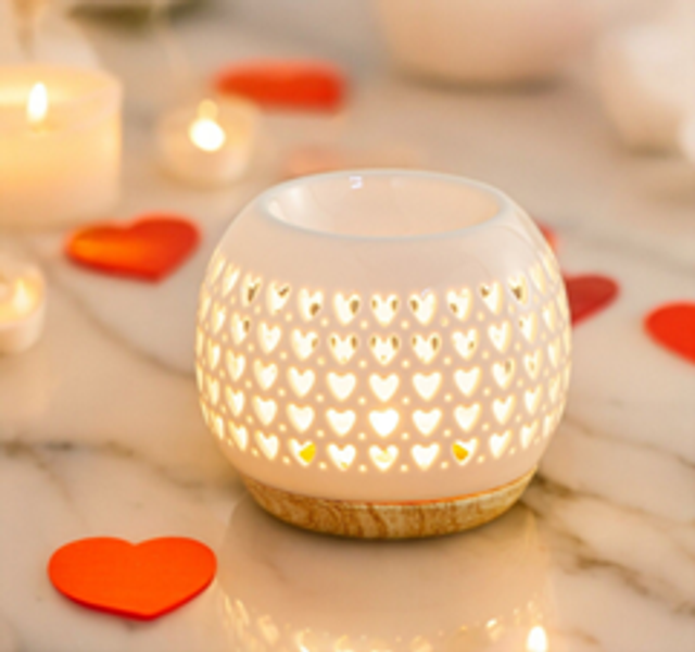  Brûle parfum Série Céramy - Cœur