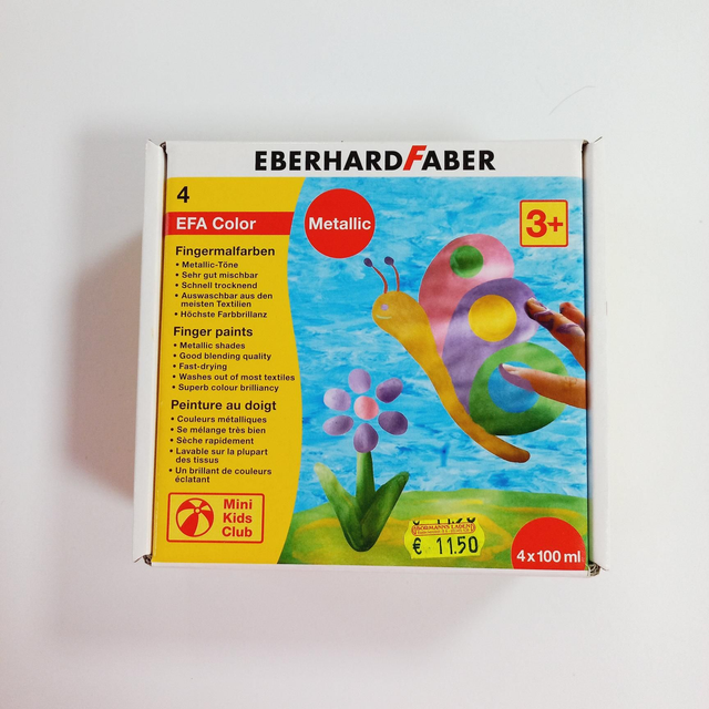 Fingermalfarben Metallic EberhardFaber