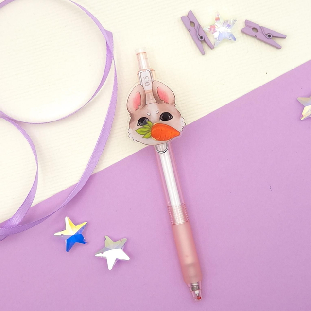 Długopis ze spinnerem króliczek | ZWIERZĘTA 