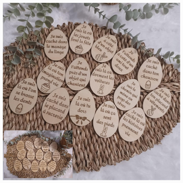 Kit indices chasse aux oeufs