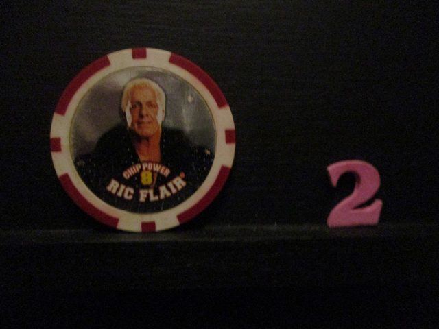 Ric Flair - Chip Power 8 Original Wrestling Chipz (2)(SEE PIC)