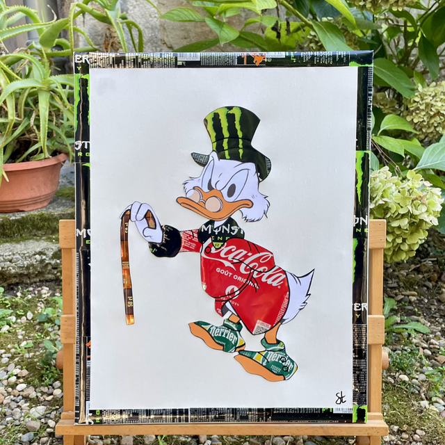 Tableau Picsou 40x50 cm