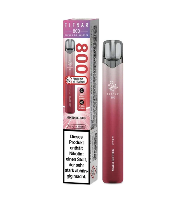 107 | Elfbar 800 Einweg E-Zigarette Mixed Berries 20mg Nikotin/ml