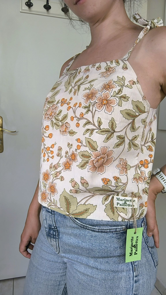 Top orange automne - Taille 1