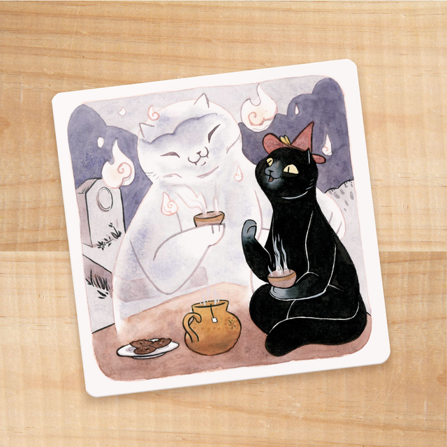 Print carré - Le grand père de Kitty